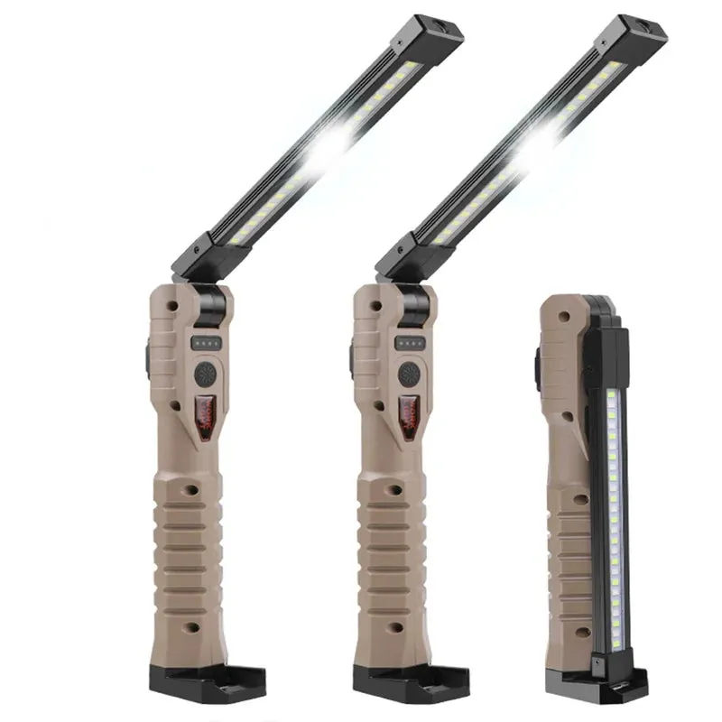Rechargeable LED Work Light 1000 Lumen COB Lantern with Power Indicator for Outdoor Car Repair