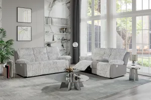 RECLINING SOFA AND LOVESEAT