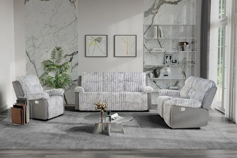 RECLINING SOFA AND LOVESEAT