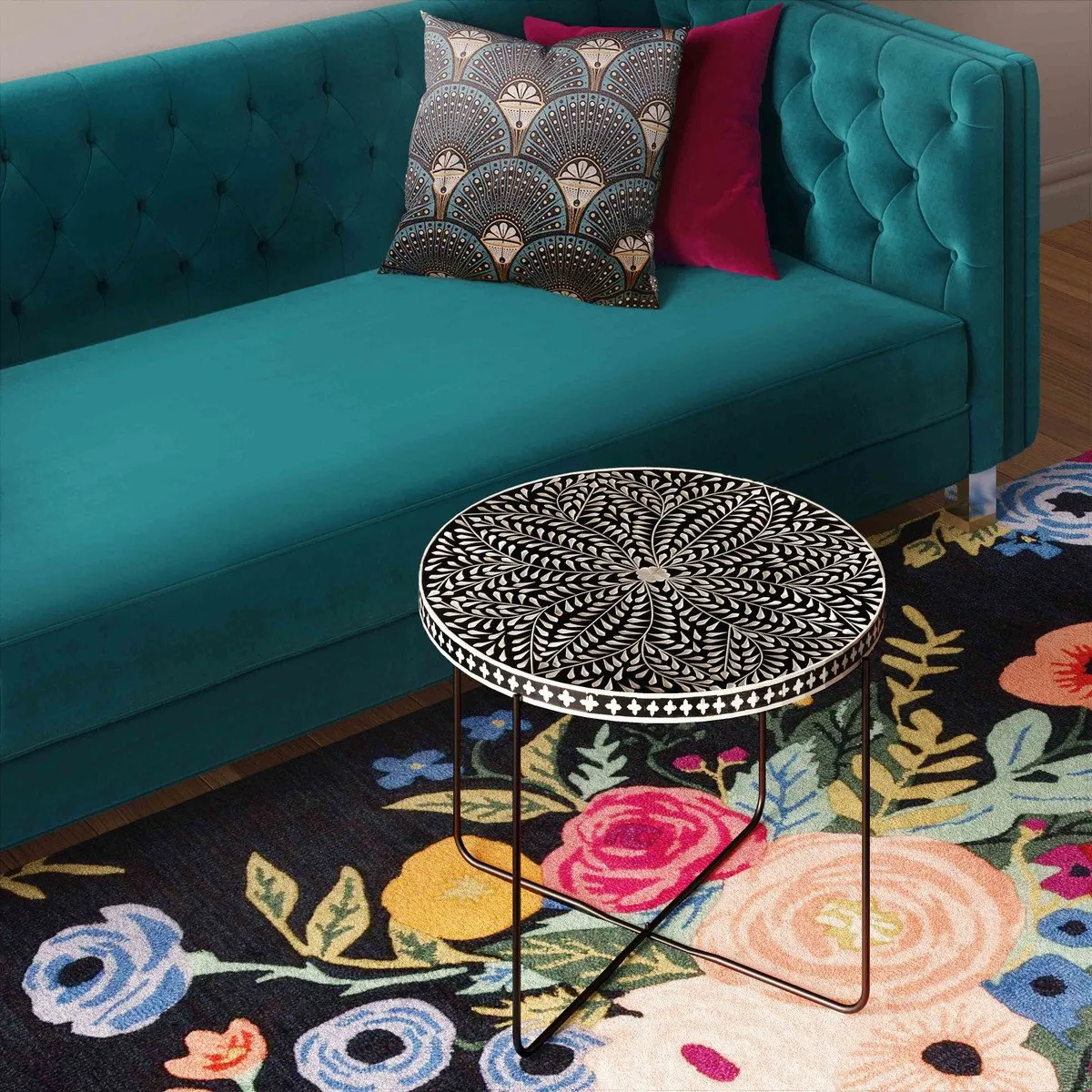 Regina Bone Inlay Cocktail Table