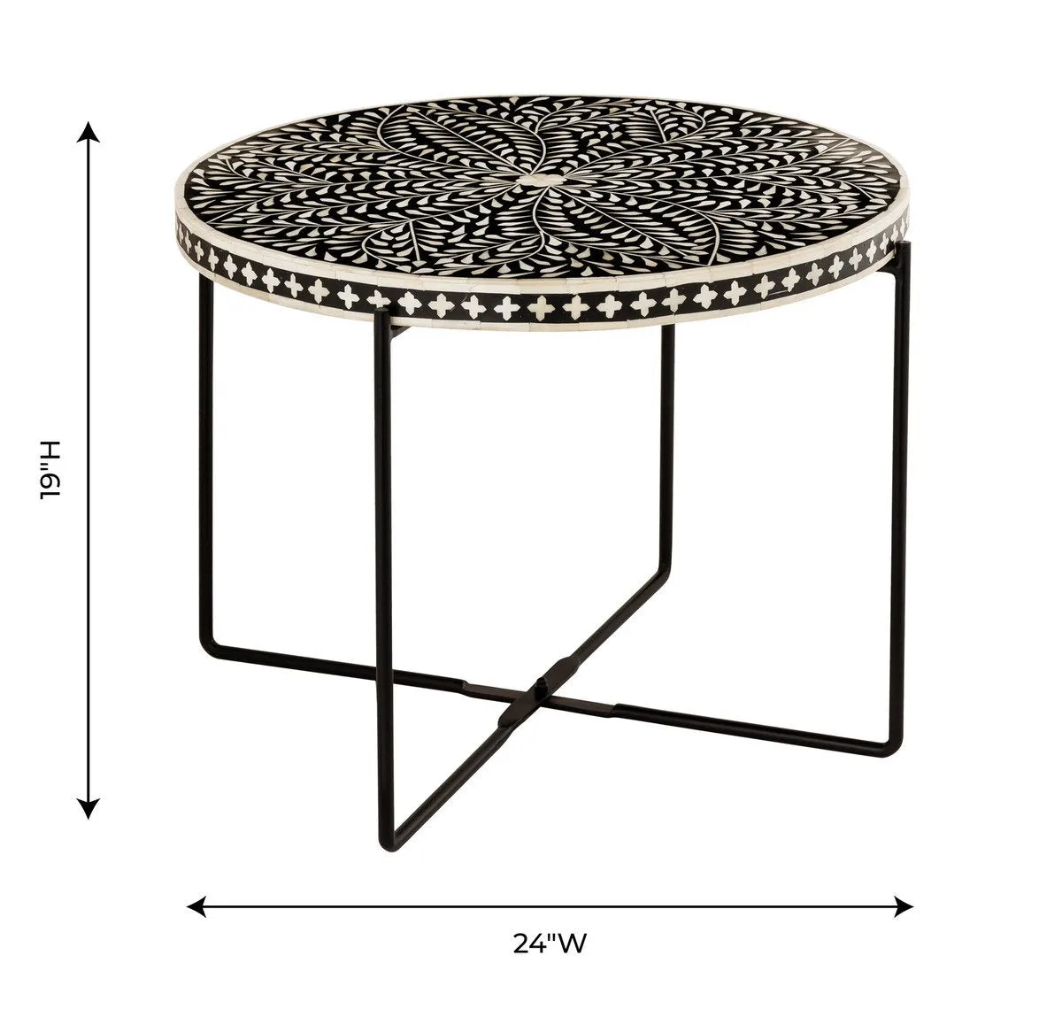 Regina Bone Inlay Cocktail Table