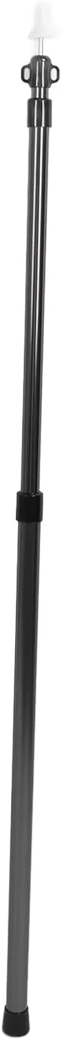 Retractable Canopy Pole, Ultra Light Awning Shelter Camping Accessories Tent Pole for Outdoor Canopy Sun Sails Tarpaulin (Black)