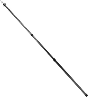 Retractable Canopy Post Aluminum Camping Post Tarp Pole Ultralight Portable Extendable Canopy Post for Outdoor Camping (Black)