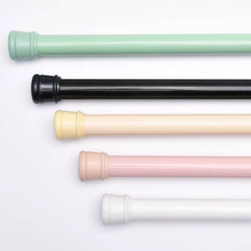 Retractable Shower Curtain Rod Bathroom Pole Clothes