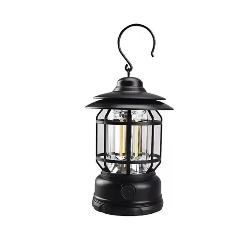 Retro Horse Lantern Rechargeable Multi Functional Outdoor Camping Light LED Outdoor Lighting Portable Light