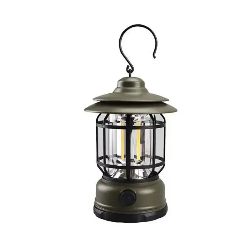 Retro Horse Lantern Rechargeable Multi Functional Outdoor Camping Light LED Outdoor Lighting Portable Light