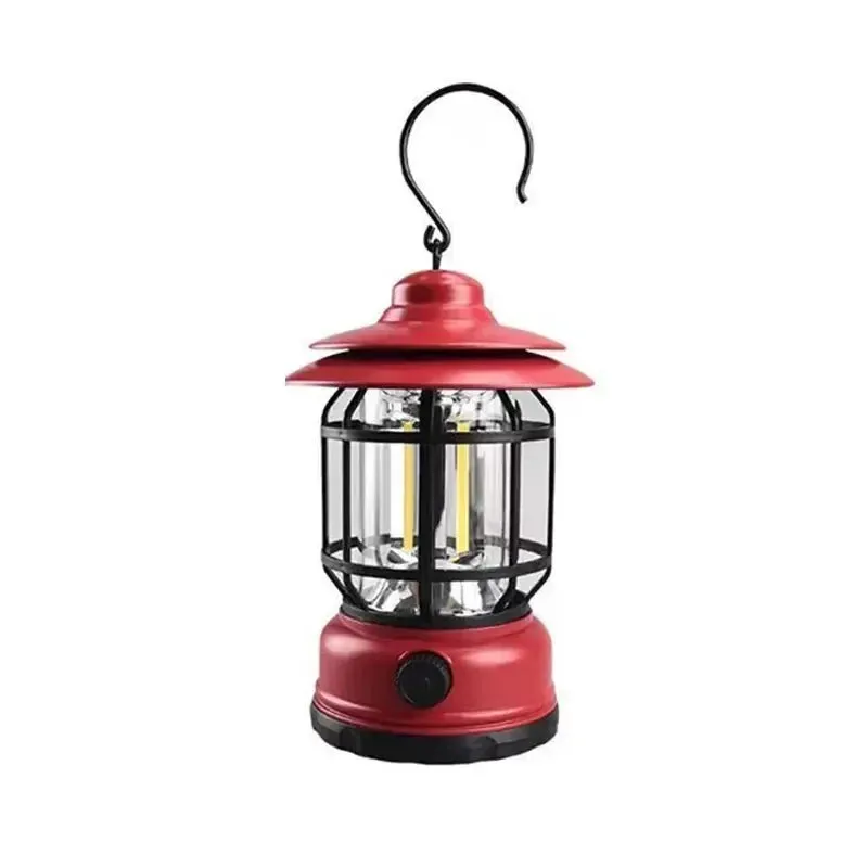 Retro Horse Lantern Rechargeable Multi Functional Outdoor Camping Light LED Outdoor Lighting Portable Light