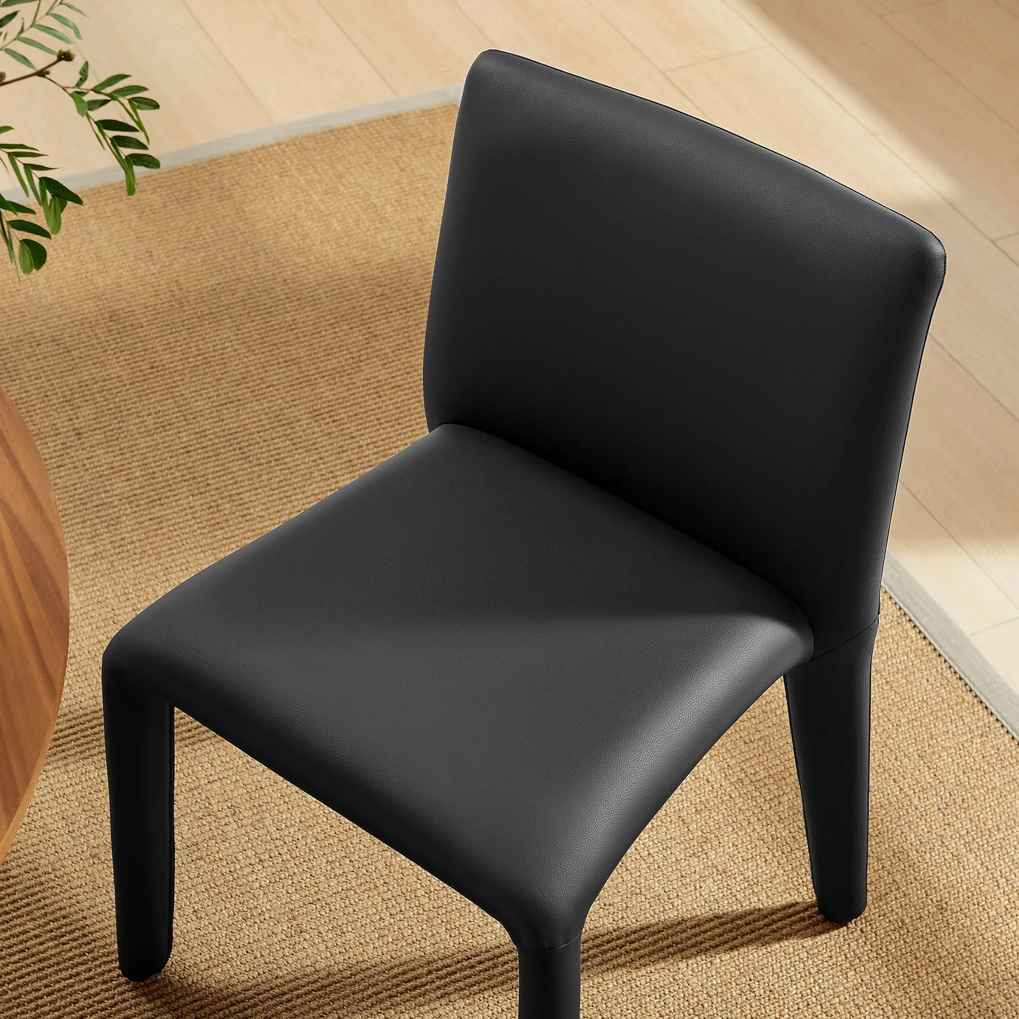 Rhodes Vegan Leather Upholstered Dining Chair