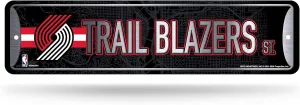 Rico Industries NBA Metal Street Sign Metal Street Sign 4" x 15" Home Décor - Bedroom - Office - Man Cave
