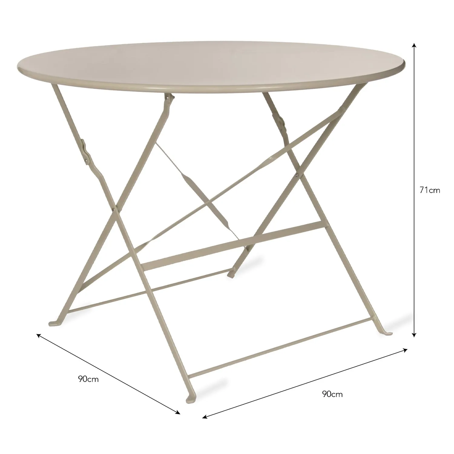 Rive Droite Bistro Outdoor Table Large Clay