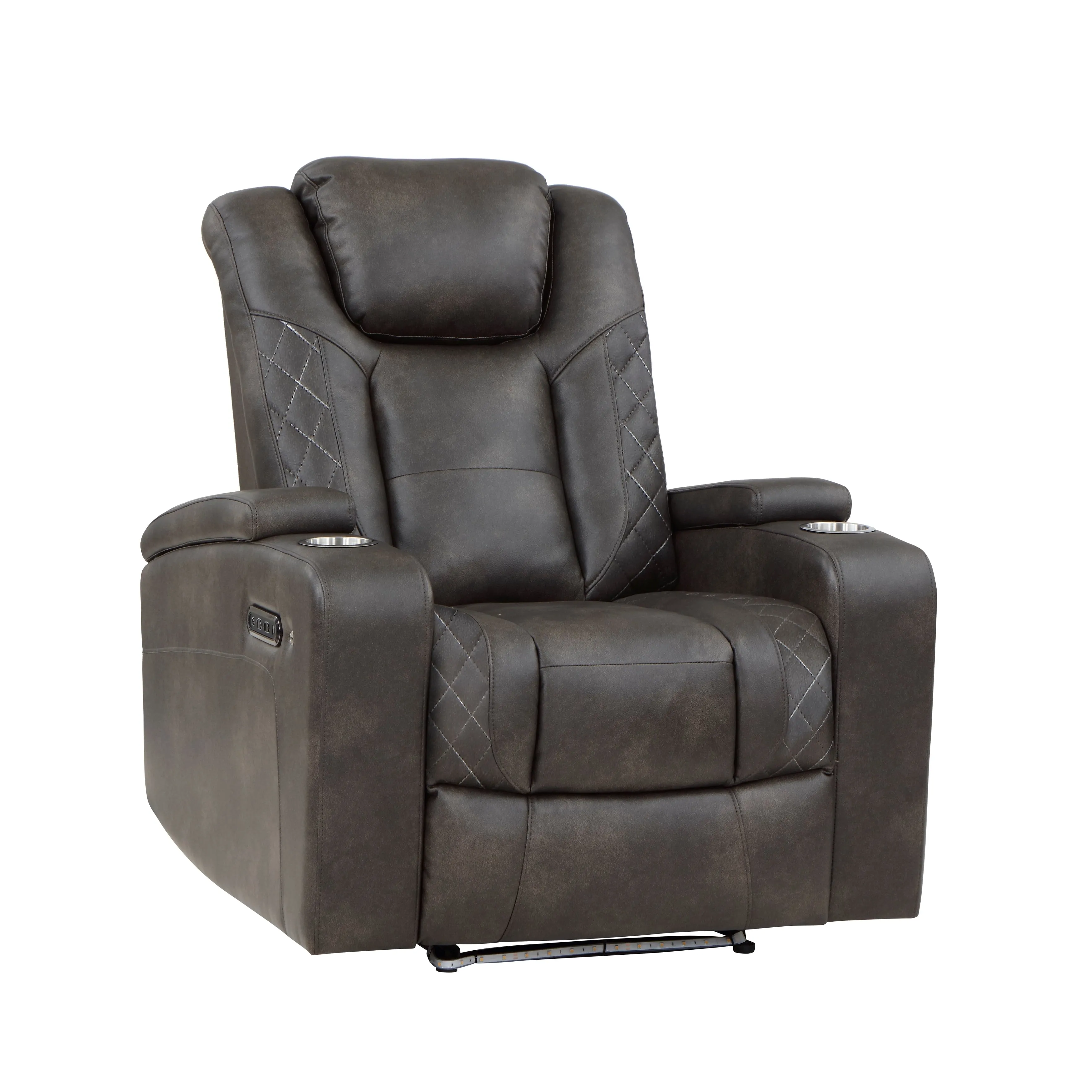 Rockford Faux Leather Power Reclining Chair