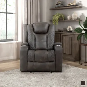 Rockford Faux Leather Power Reclining Chair