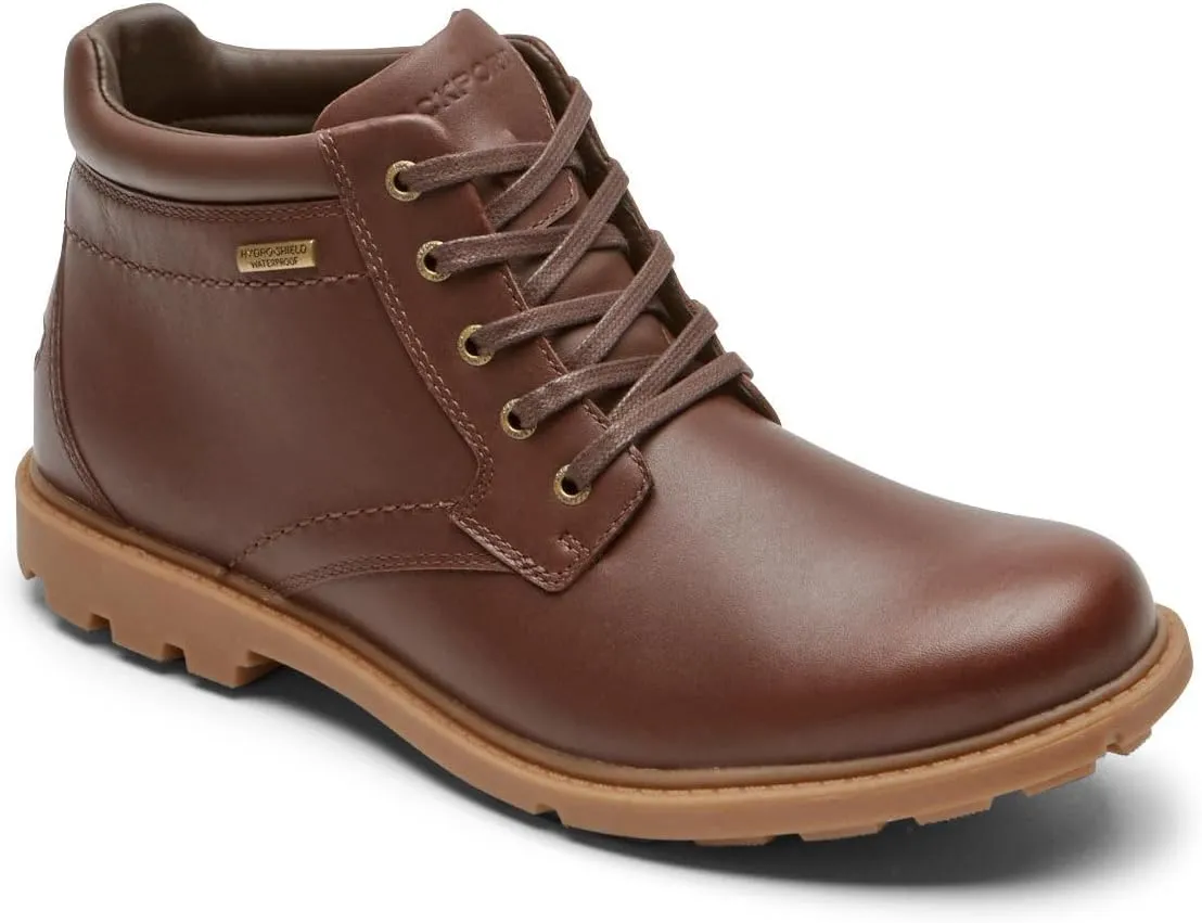Rockport RGD Buc WP Men's Cocoa Boots 8W