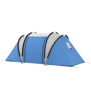 Rootz Camping Tent - Family Tent - Tunnel Tent - Waterproof Design - 450cm x 220cm x 180cm - Ideal for 4-5 People Camping Adventures