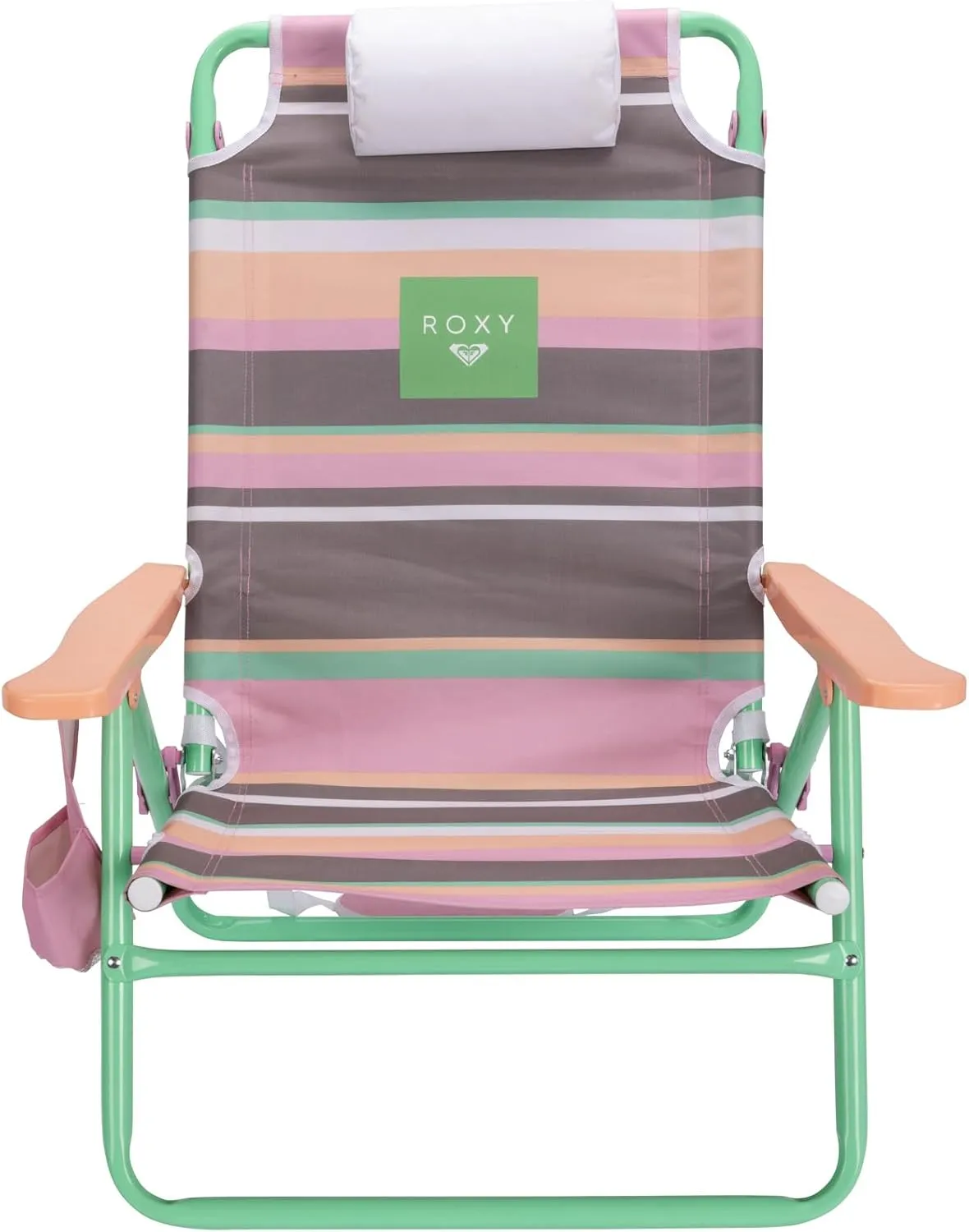 Roxy Beach Chair – Lightweight Folding Chair with Adjustable Recline and Cup Holder – Portable and Durable Chairs for Beach, Camping, or Outdoor Events