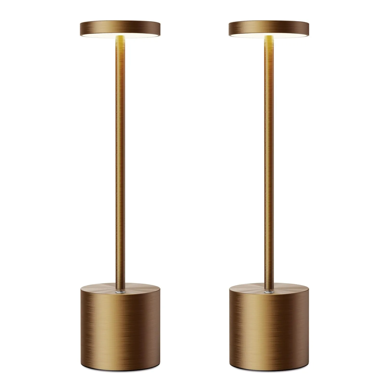 Rynx | Sakringt Wireless Table Lamps 2 Pack Titan, Rechargeable Led Light For Outdoor & Restaurant