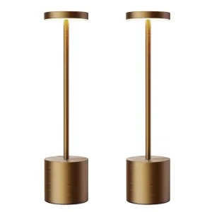 Rynx | Sakringt Wireless Table Lamps 2 Pack Titan, Rechargeable Led Light For Outdoor & Restaurant