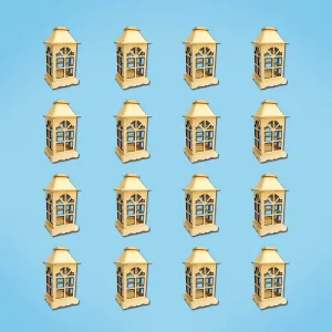Saver Bundle - Ready to Paint MDF Victorian Lantern - TI068a