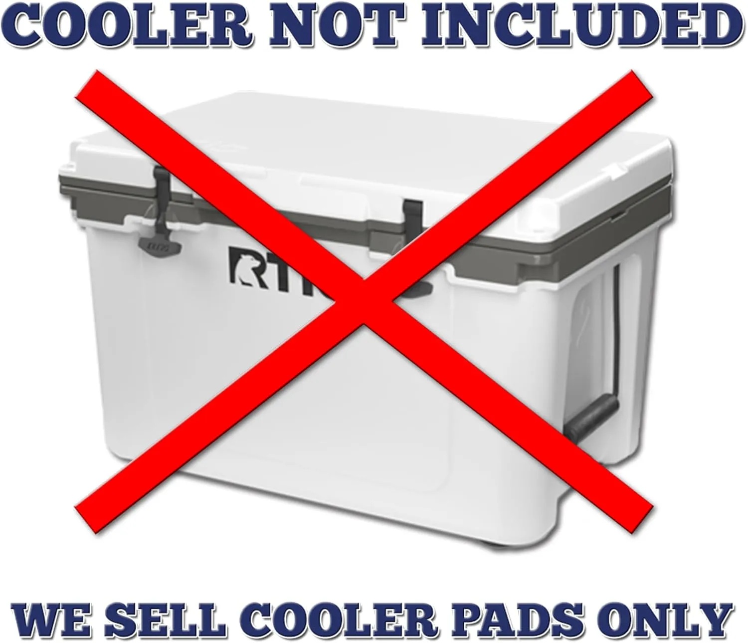 SeaDek EVA Mat Cooler Pad fits RTIC | Peel & Stick Application | Non Slip Comfort Accessories - Bonefish Design (Mocha-Black)