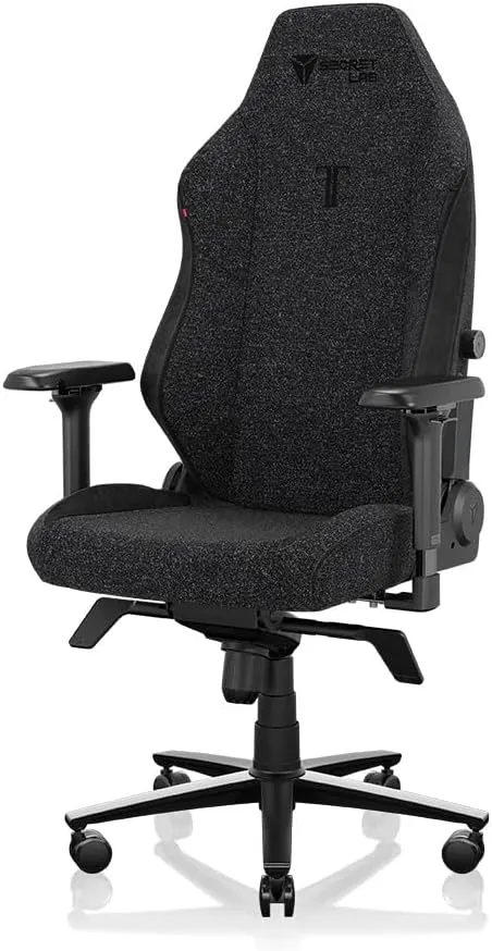 Secretlab Titan Evo Black3 Gaming Chair - Reclining, Ergonomic & Comfortable Computer Chair with 4D Armrests, Magnetic Head Pillow & 4-Way Lumbar Support - Black - Fabric