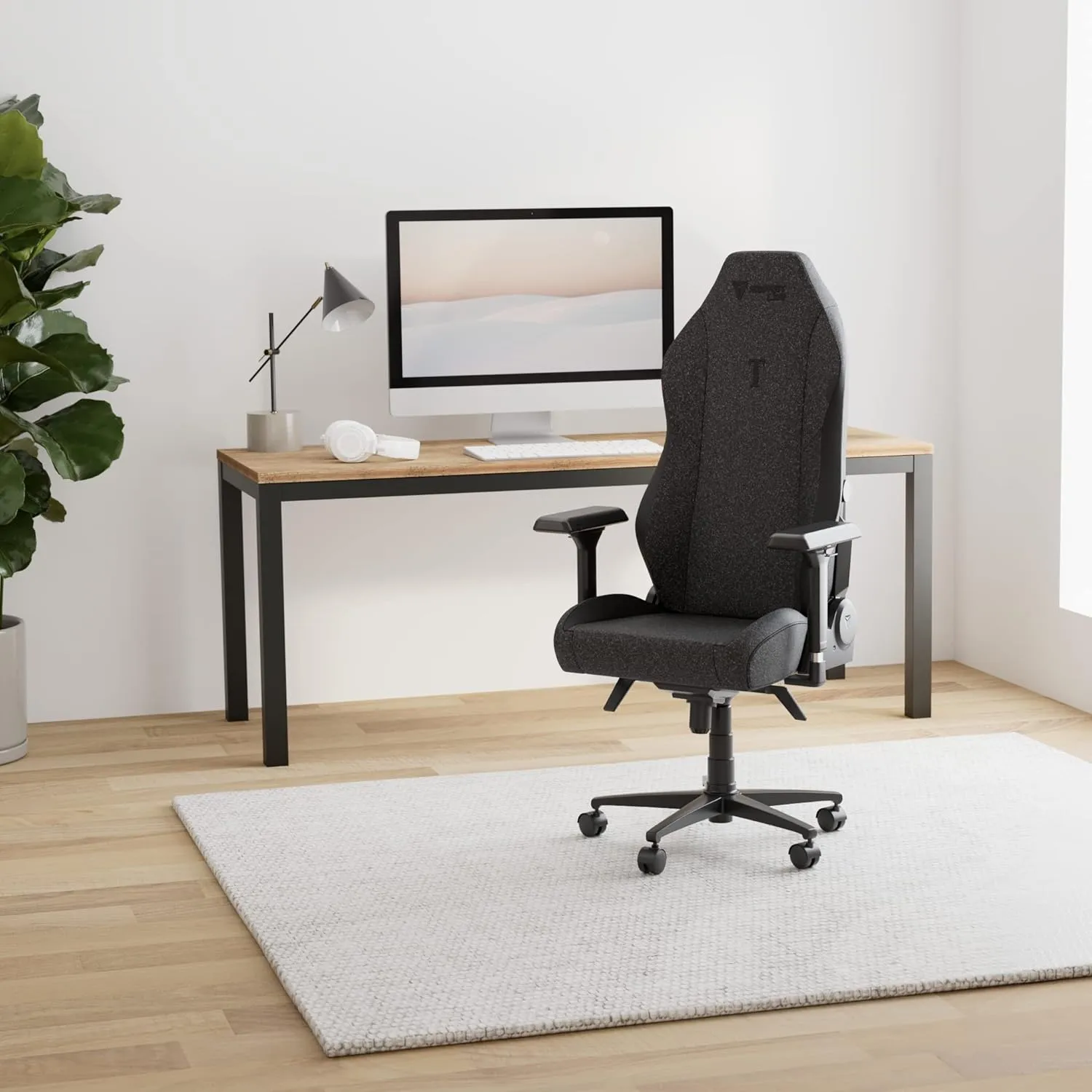 Secretlab Titan Evo Black3 Gaming Chair - Reclining, Ergonomic & Comfortable Computer Chair with 4D Armrests, Magnetic Head Pillow & 4-Way Lumbar Support - Black - Fabric