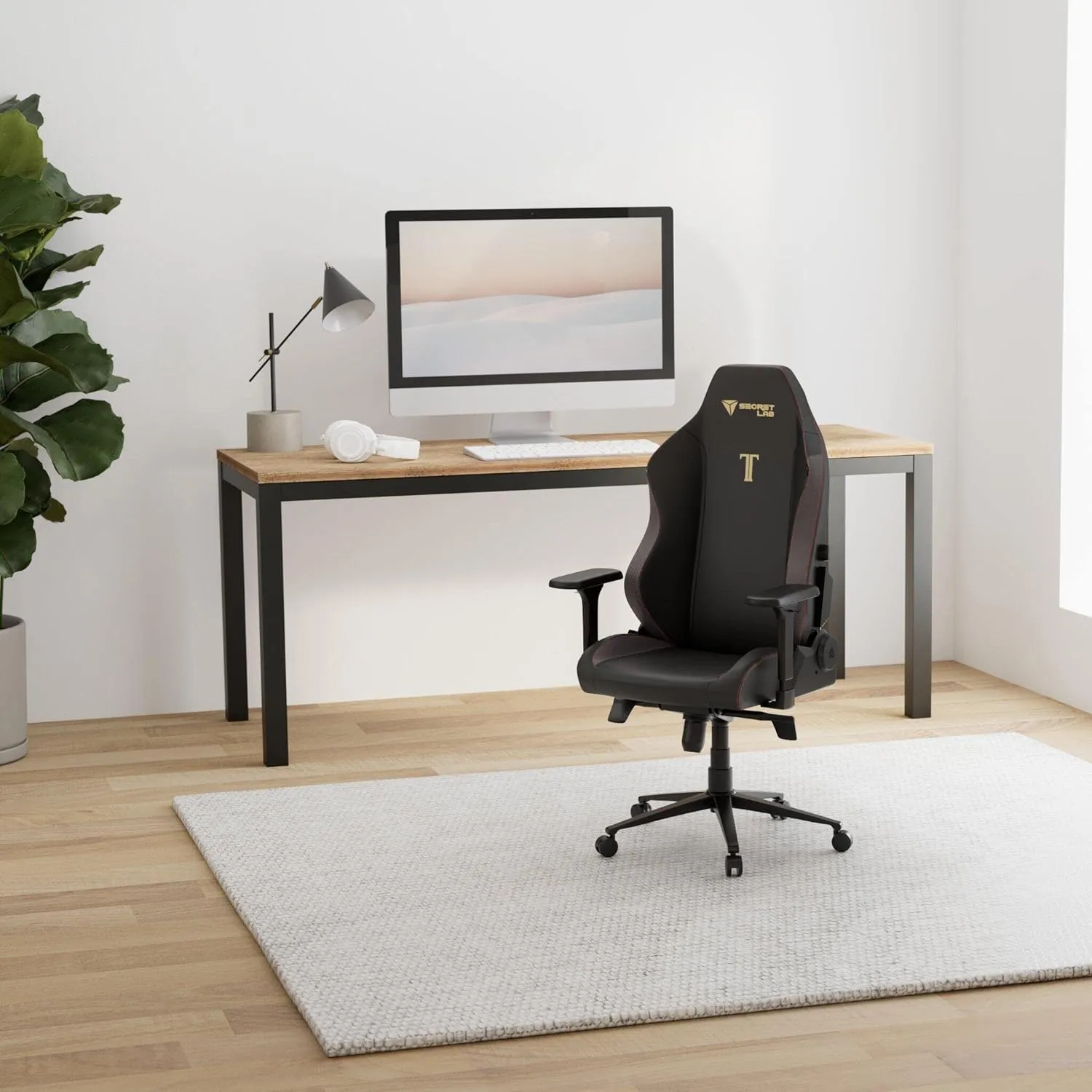 Secretlab Titan Evo Stealth Gaming Chair - Reclining, Ergonomic & Comfortable Computer Chair with 4D Armrests, Magnetic Head Pillow & 4-Way Lumbar Support - Black - Leatherette