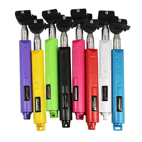 Selfie Stick With Bluetooth, Telescopic 40 Inch Length, Zoom Control & Rechargeable Remote