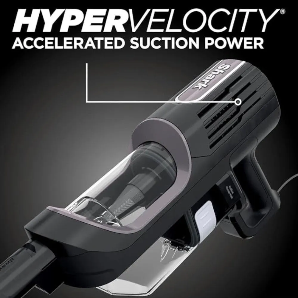 SHARK QS100Q Ultralight HyperVelocity Corded Stick Vacuum- Factory Serviced with Home Essentials Warranty