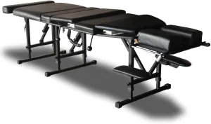 Sheffield 180 Elite Professional Portable Chiropractic Table - Pelvic & Thoracic Drops with Many Adjustable Settings (Charcoal)