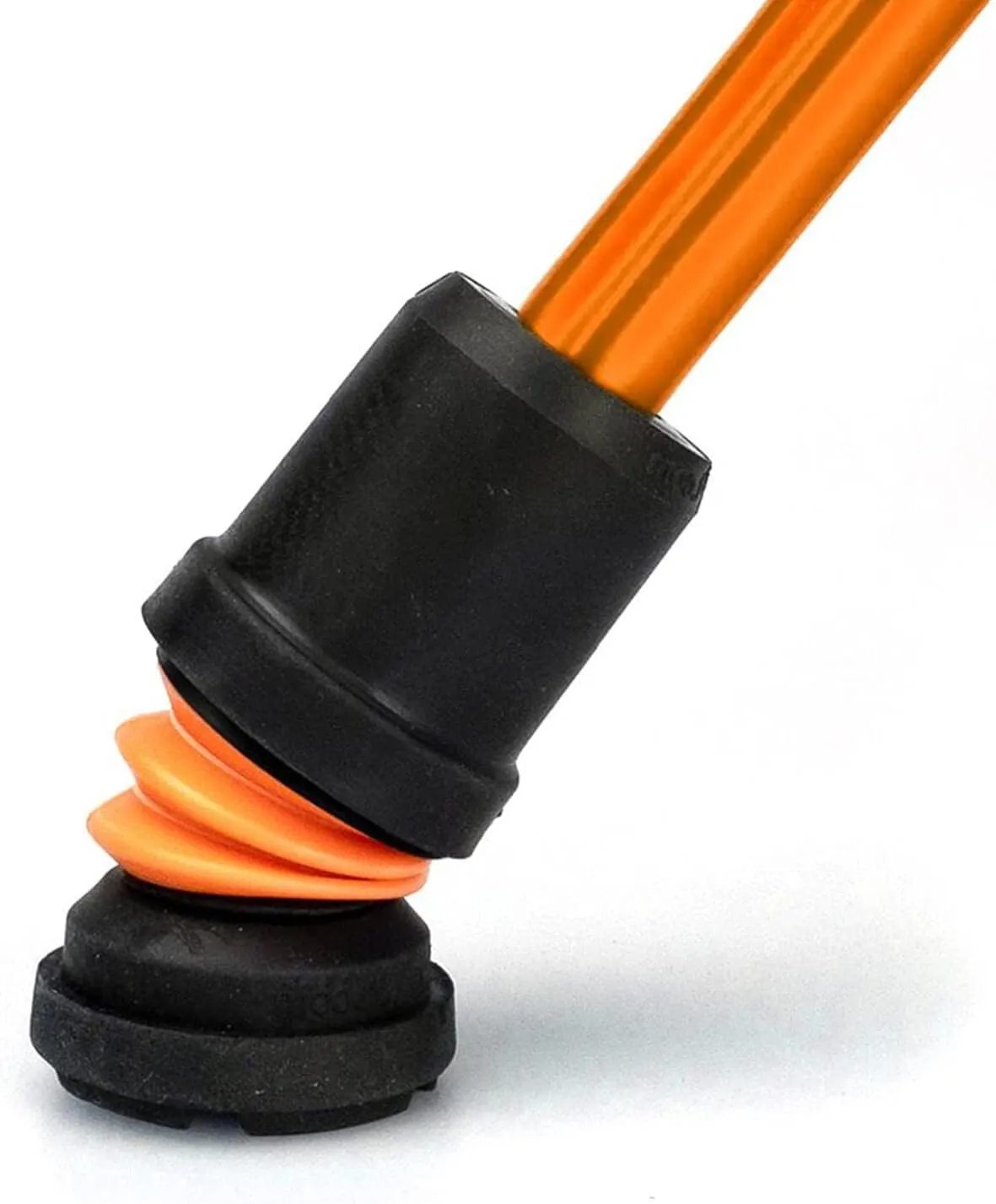 Shock Absorbing Cork Handle Telescopic Walking Stick - Improves Safety, Improves Grip, Reduces Shocks & Jarring