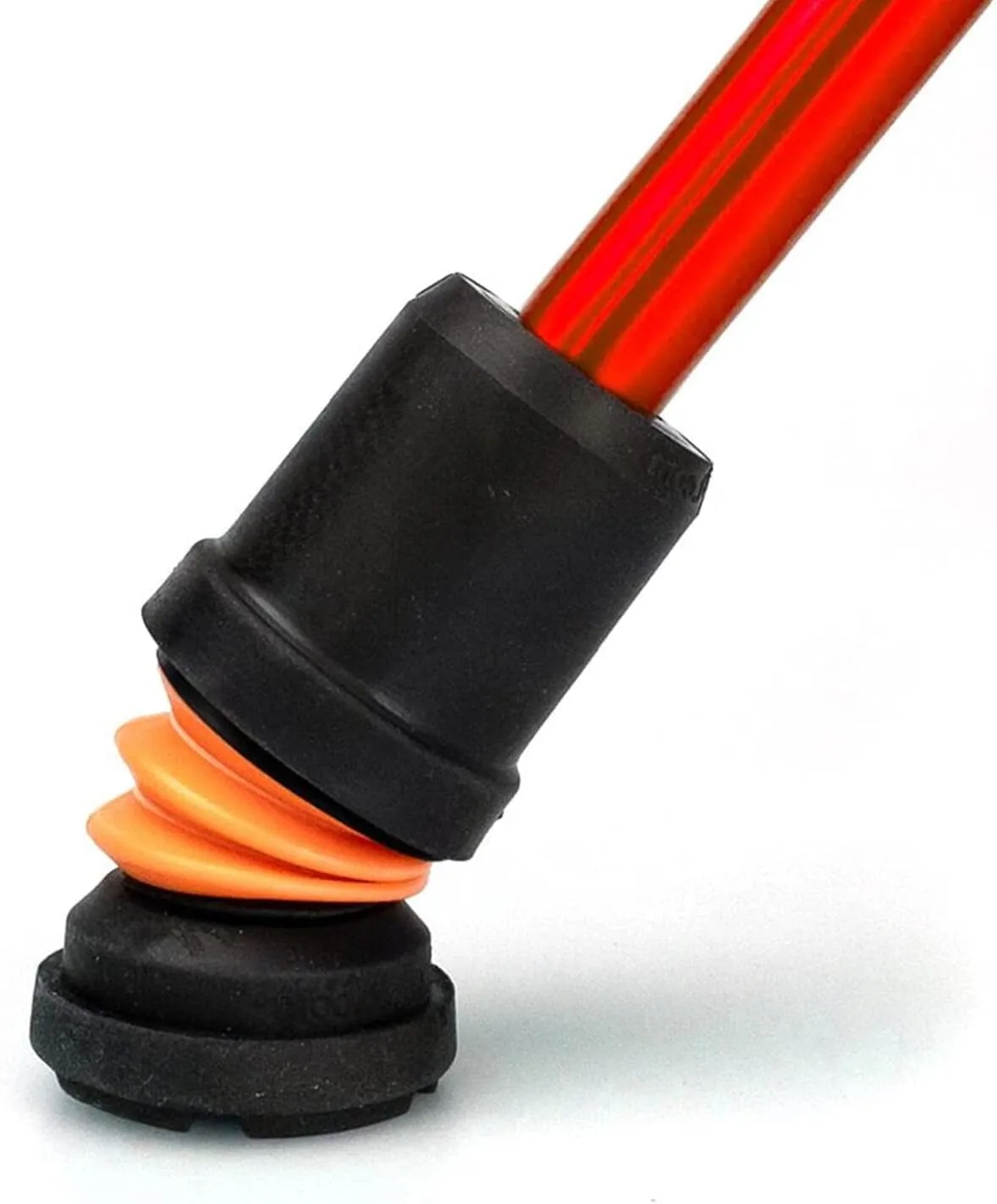 Shock Absorbing Cork Handle Telescopic Walking Stick - Improves Safety, Improves Grip, Reduces Shocks & Jarring