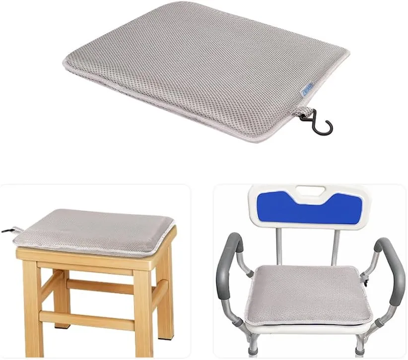 Shower Bench Seat Bathtub Cushion Shower Chair for Elderly Seniors Bath Cushion Shower Seats Transfer Bench Handicap Tub Benches for Bathtubs Disabled Shower Chairs Pillow Padded Bath Stools Seat Mat