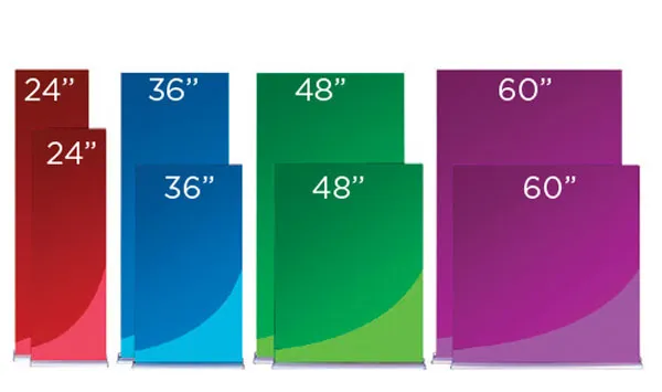 Silverstep Retractable Banner Stand 24"