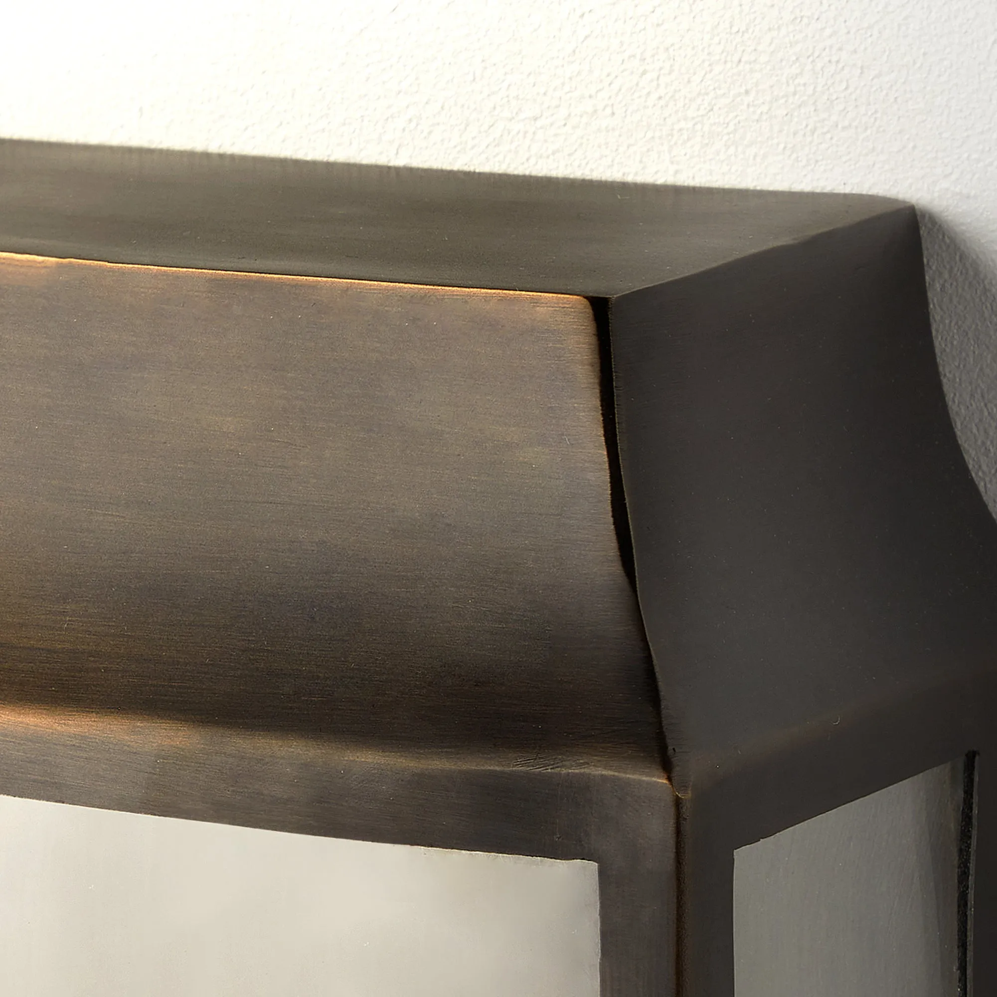 Smaller Double Crail wall sconce bronze