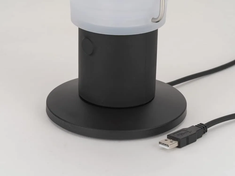 Snow Peak Mini Hozuki - Battery-Powered & Lightweight Camping Light - Portable Lantern for Soft, Ambient Light, Black