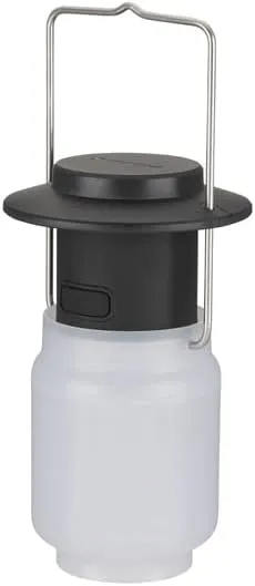 Snow Peak Mini Hozuki - Battery-Powered & Lightweight Camping Light - Portable Lantern for Soft, Ambient Light, Black
