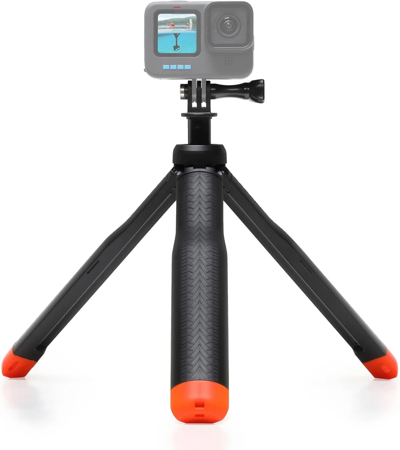 SOONSUN 4in1 Floating Selfie Stick Tripod for GoPro Hero 13 12 11 10 9 8 7 6 5 4 3 Session Max, AKASO, SJCAM Action Camera - As Waterproof Extension Monopod Pole Floating Handle Grip Tripod Stand