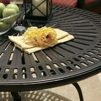 Spectrum 49" Round KD Counter Umbrella Table by Tropitone