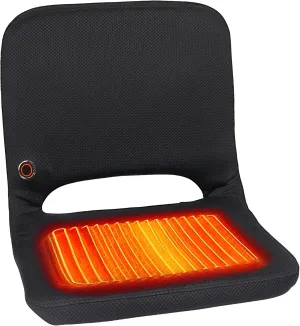 Stadium Seat, 5-Sec Heating Graphene Technology - Foldable Bleacher Chair, 3 Heating Levels, Included USB Rechargeable Battery,Compact & Lightweight,Up to 10 Hours of Use
