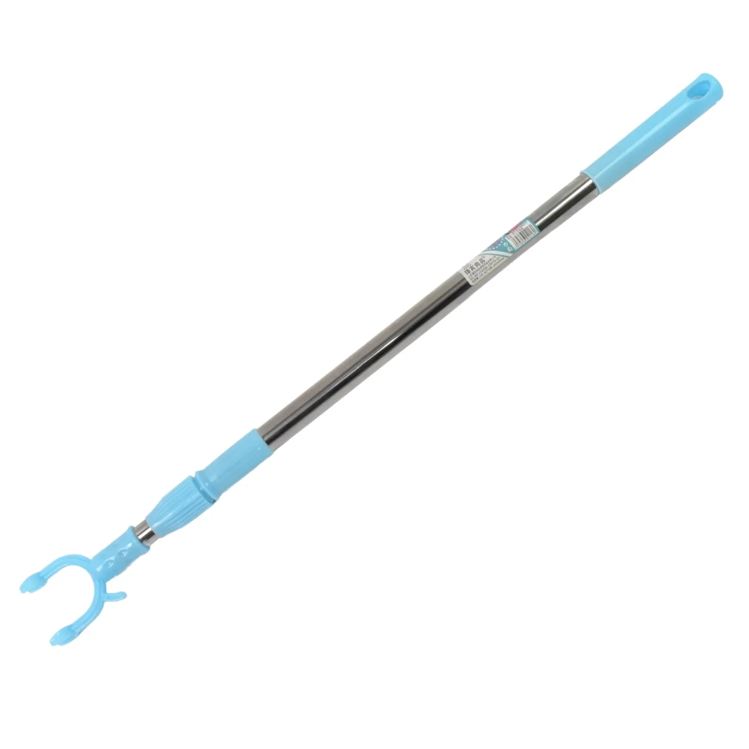 Stainless Steel Telescopic Pole Clothes Hooks Hanger (1 Pc / 1 Mtr.)