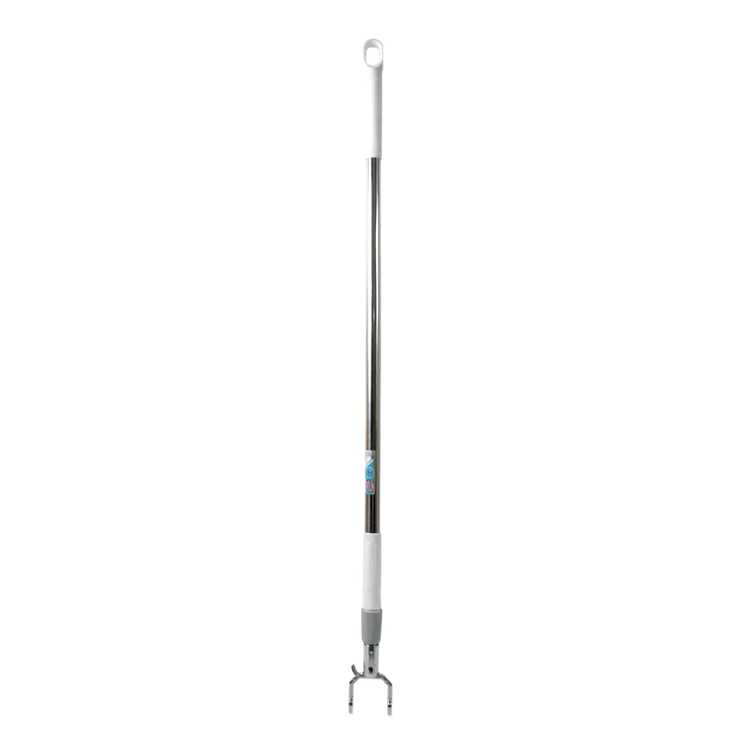 Stainless Steel Telescopic Pole Clothes Hooks Hanger (1 Pc  155 Cm)