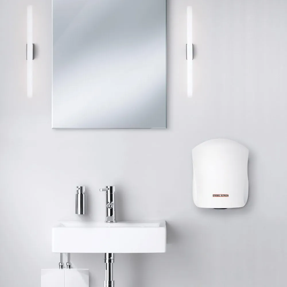 Stiebel Eltron 231587 1000W, 240V, Alpine White Ultronic 2W Touchless Automatic Hand Dryer