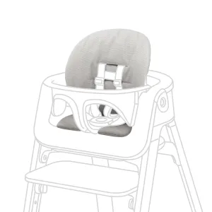Stokke Steps Baby Set Cushion - Timeless Grey - Comfortable Accessory for Stokke Steps Baby Set - Soft, Easy-to-Clean, Water-Repellent Material - Machine Washable Cotton