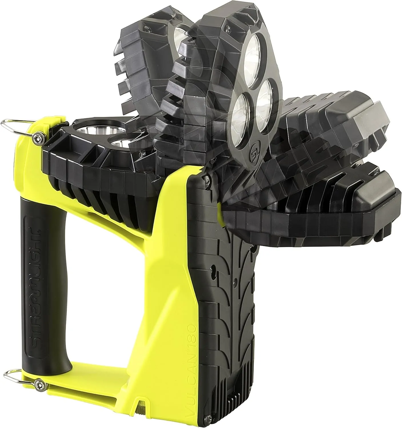 Streamlight 44307 Vulcan 180 1200-Lumen Standard System Rechargeable Lantern with Tilting Head, Includes 120V/100V AC/12V DC Charger and Quick Release Shoulder Strap, Yellow
