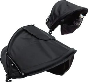 Summer Baby Strollers Awning Sunshade Pram Sun Shade Cover UPF50  Sun Cover for Pushchair Buggy UV Protection Sun Visor Toddler Blackout Blind with Viewing Window Pockets Windproof Rain Cover Canopy