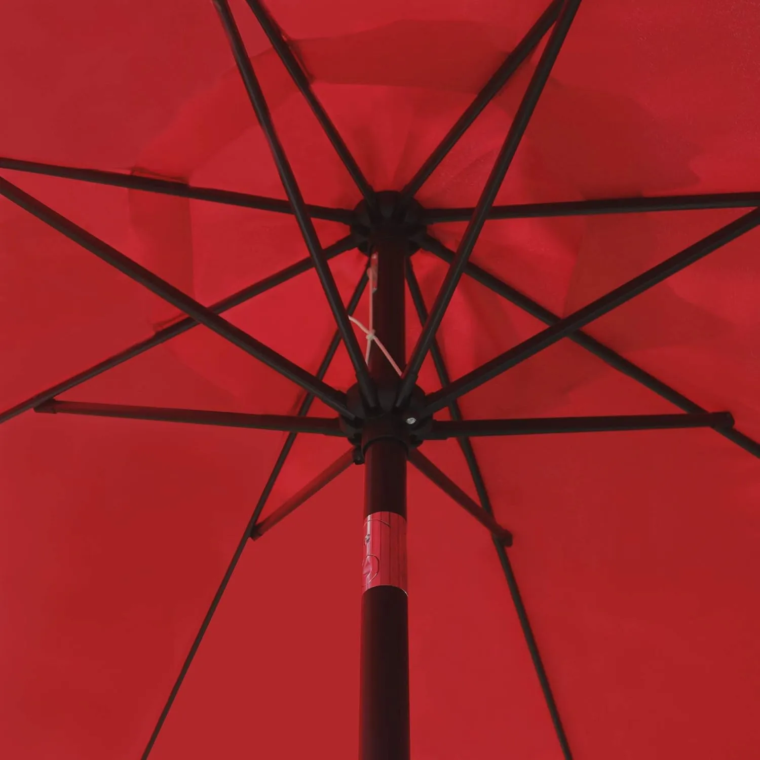 Sunnyglade 9' Patio Umbrella Outdoor Table Umbrella with 8 Sturdy Ribs (Red)