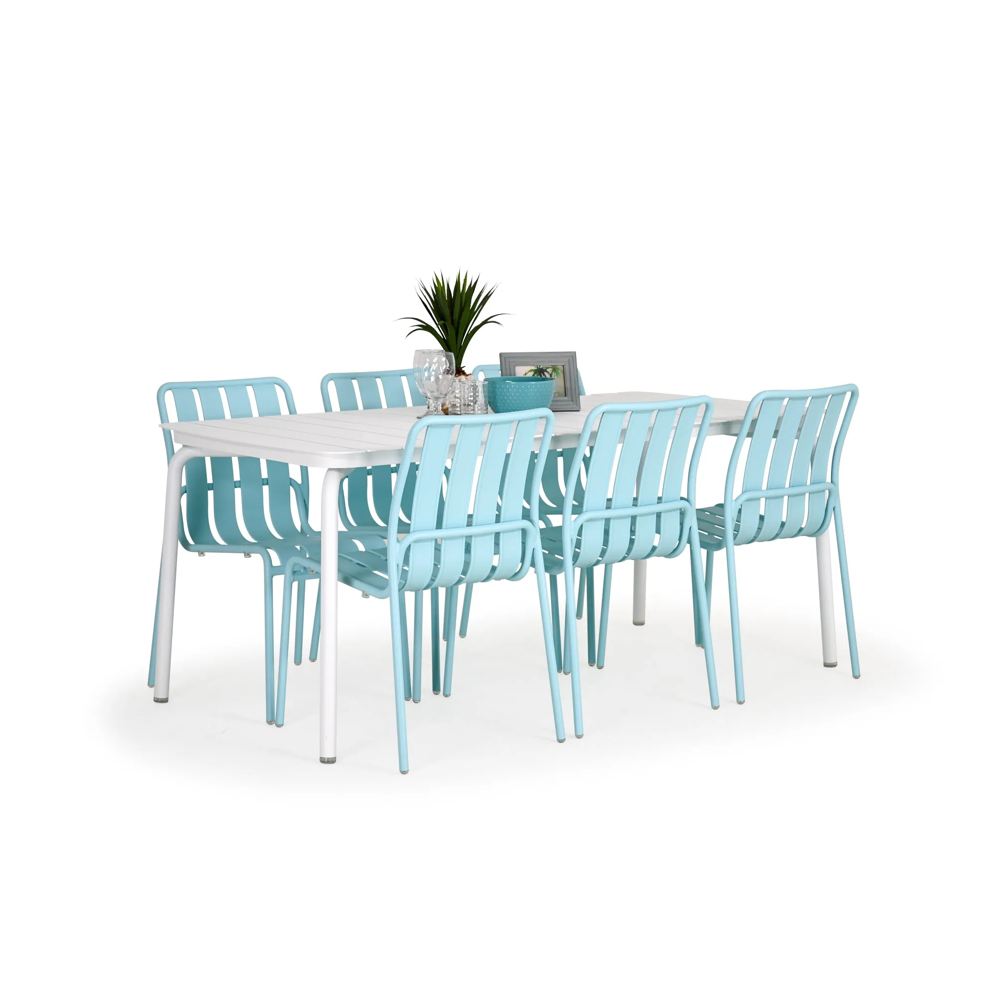 Surfside Outdoor Rectangle Aluminum Dining Table