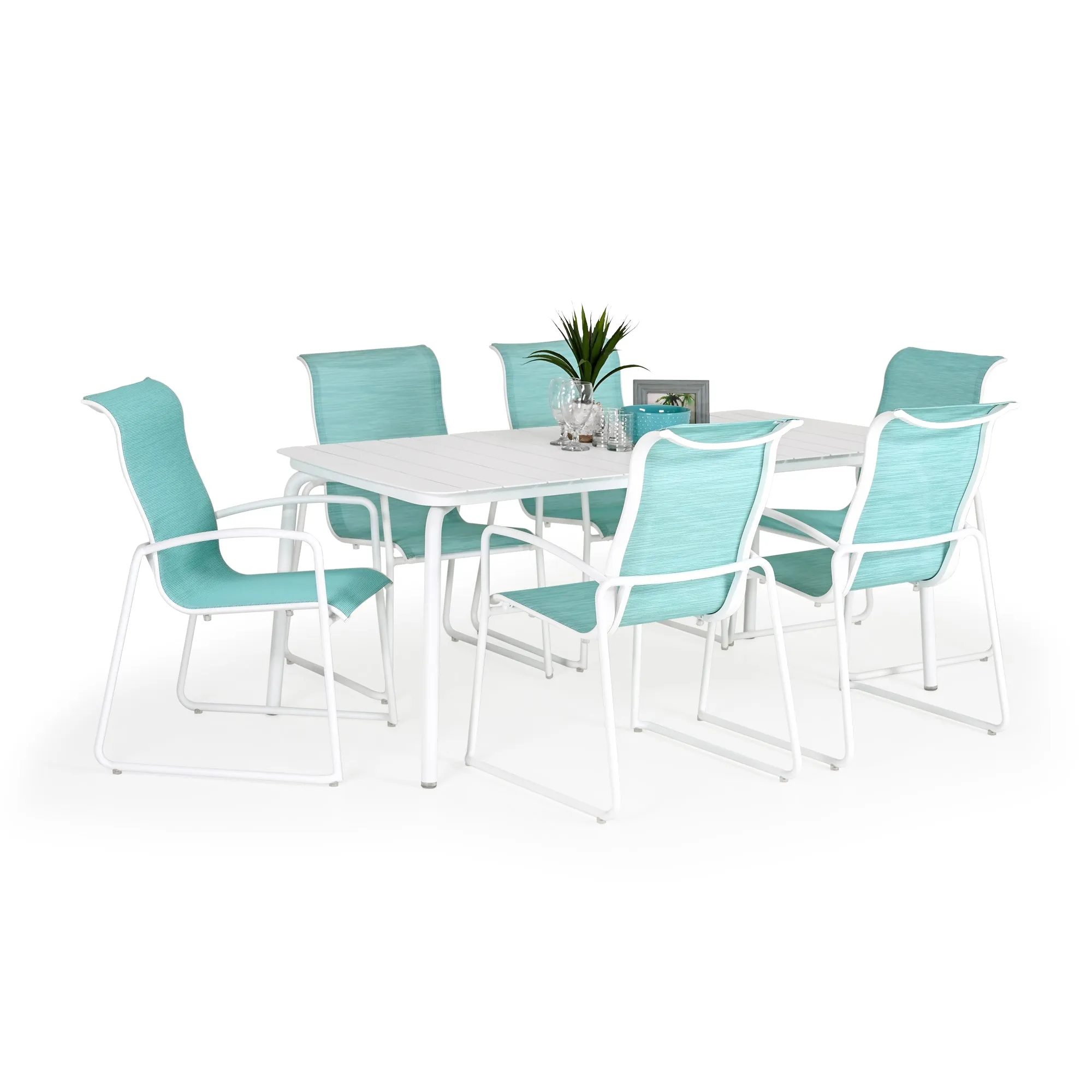 Surfside Outdoor Rectangle Aluminum Dining Table