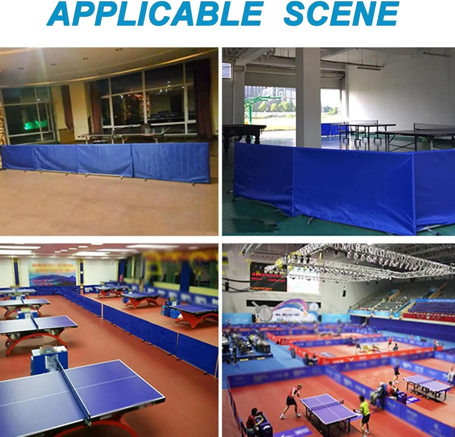 Table Tennis Baffle,Foldable Ping Pong Table Fence,Spliced ​​Privacy Partition Screen,for Indoor and Outdoor Use