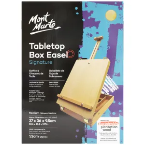 Tabletop Box Easel Signature - Medium